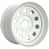 Штампованный диск Off Road Wheels Toyota 8x16 5x150 ET -13 Dia 110 (белый)