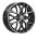 Диски Wheels UP Up110 7.5x17 5x112 ET 38 Dia 66.6 (черный с полированной лицевой частью)