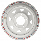Штампованный диск Off Road Wheels NIVA 7x15 5x139.7 ET 25 Dia 98.5 (белый)