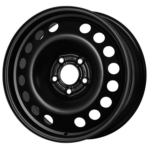 Штампованный диск Magnetto 17001 7.5x17 5x108 ET 52.5 Dia 63.3 (черный глянцевый)