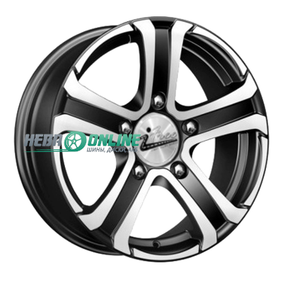 iFree Хафпайп 6x16 5x139.7 ET 40 Dia 98 (серый тёмный глянцевый) iFree Хафпайп 6x16 5x139.7 ET 40 Dia 98 (серый тёмный глянцевый)