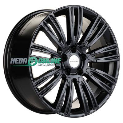 Литой диск Khomen KHW2004 8.5x20 5x108 ET 45 Dia 63.4 (черный глянцевый)