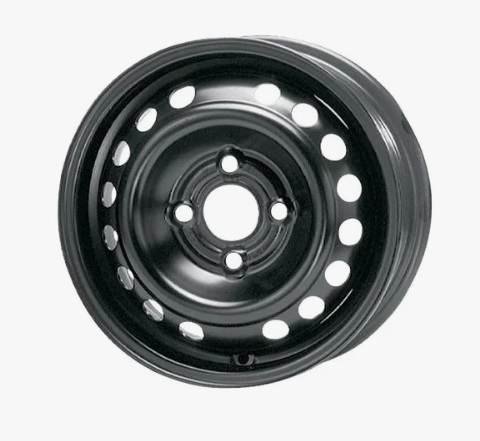 Штампованный диск Trebl 64J45H 6x15 5x114.3 ET 45 Dia 67.1 (черный глянцевый)