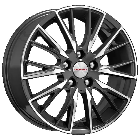 КиК Солт (КС773) 6.5x17 5x114.3 ET 38 Dia 67.1 (черный с полированной лицевой частью) КиК Солт (КС773) 6.5x17 5x114.3 ET 38 Dia 67.1 (черный с полированной лицевой частью)