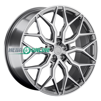 LS Forged LS FG13 9.5x21 5x112 ET 36 Dia 66.6 (серебристый матовый с полированной лицевой частью) Диски LS Forged LS FG13 9.5x21 5x112 ET 36 Dia 66.6 (серебристый матовый с полированной лицевой частью)