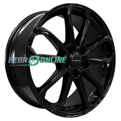 Khomen KHW1816 7x18 5x108 ET 33 Dia 60.1 (черный глянцевый) Khomen KHW1816 7x18 5x108 ET 33 Dia 60.1 (черный глянцевый)
