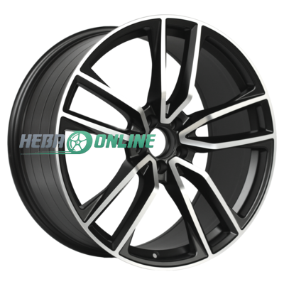 RST R2106 10x21 5x112 ET 44 Dia 66.6 (черный матовый с полированной лицевой частью) RST R2106 10x21 5x112 ET 44 Dia 66.6 (черный матовый с полированной лицевой частью)