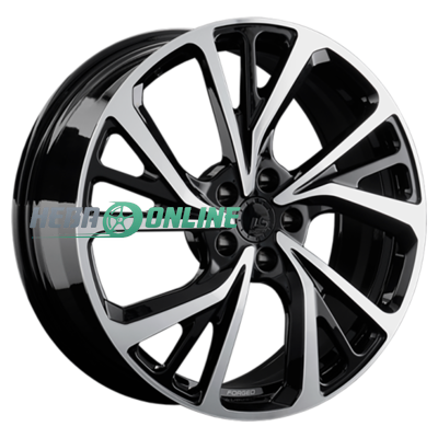 LS Forged LS FG22 7.5x19 5x114.3 ET 35 Dia 60.1 (чёрный глянцевый с полированной лицевой частью) LS Forged LS FG22 7.5x19 5x114.3 ET 35 Dia 60.1 (чёрный глянцевый с полированной лицевой частью)