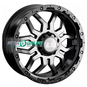 Литой диск LS Wheels LS1285 7x16 5x139.7 ET 10 Dia 108.1 (серый темный глянцевый полностью полированнный)