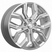 Литой диск Скад Амиата 7x17 5x114.3 ET 50 Dia 67.1 (чёрный глянцевый с полированной лицевой частью)
