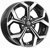Литой диск iFree Original КС878 6.5x16 5x112 ET 50 Dia 57.1 (черный с полированной лицевой частью)