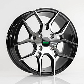 Литой диск Megami MGM-29 6x14 4x98 ET 35 Dia 58.6 (серый темный глянцевый полностью полированнный)