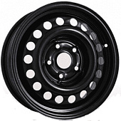 Штампованный диск Trebl 8130 6x15 5x114.3 ET 50 Dia 64.1 (черный глянцевый)