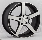 Литой диск Race Ready CSS9135 8x18 5x114.3 ET 35 Dia 73.1 (черный глянцевый с алмазной проточкой по ободу)
