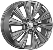 Литой диск Скад Линней 7.5x18 5x115 ET 43 Dia 70.2 (чёрный глянцевый с полированной лицевой частью)