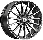 Литой диск Wheels UP Up128 7.5x18 5x114.3 ET 38 Dia 67.1 (черный с полированной лицевой частью)