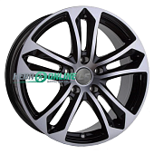 Литой диск LS Wheels LS197 6x15 5x139.7 ET 40 Dia 98.5 (черный глянцевый)