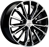 Литой диск Khomen KHW1611 6.5x16 5x114.3 ET 40 Dia 66.1 (графит с полировкой)