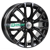 Литой диск RST R 015 6x15 4x100 ET 40 Dia 60.1 (чёрный с полированной лицевой частью)