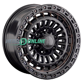 Литой диск LS Wheels LS1348 8.5x17 6x139.7 ET 25 Dia 100.1 (черный матовый)
