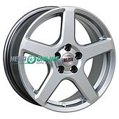 Литой диск Alcasta M62 6.5x16 5x114.3 ET 45 Dia 60.1 (чёрный глянцевый с полированной лицевой частью)