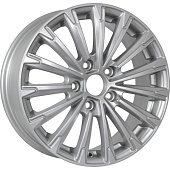 Литой диск KDW KD1610 6.5x16 5x114.3 ET 50 Dia 66.1 (серебристый светлый)