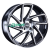 Диски LS Wheels LS1054 7.5x17 4x100 ET 40 Dia 60.1 (чёрный глянцевый с полированной лицевой частью)