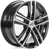 Литой диск X Trike R-025 6x15 5x100 ET 38 Dia 57.1 (черный глянцевый)