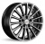 Диски X Trike X-136 7x17 5x100 ET 45 Dia 67.1 (черный с полированной лицевой частью)