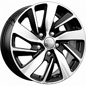 Литой диск iFree Original КС741 6.5x16 5x114.3 ET 47 Dia 66.1 (черный с полированной лицевой частью)