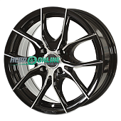 Литой диск PDW Poison 5161 7x17 4x100 ET 40 Dia 60.1 (черный глянецевый с полировкой)