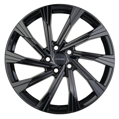 Khomen KHW1901 7.5x19 5x114.3 ET 50.5 Dia 67.1 (черный с полировкой)