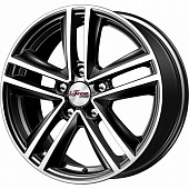 Литой диск iFree Катар 6.5x16 5x108 ET 50 Dia 63.35 (серый тёмный глянцевый)