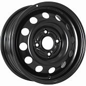 Штампованный диск Евразиа ТАПО 52A35D 5.5x13 4x100 ET 35 Dia 57.1 (черный глянцевый)