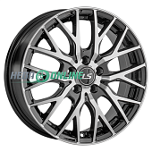Литой диск LS Wheels LS1369 6.5x16 5x114.3 ET 40 Dia 67.1 (серый темный глянцевый полностью полированнный)