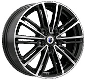 КиК Эрфурт (КС898) 7x17 4x100 ET 41 Dia 60.1 (черный с полированной лицевой частью) Литой диск КиК Эрфурт (КС898) 7x17 4x100 ET 41 Dia 60.1 (черный с полированной лицевой частью)