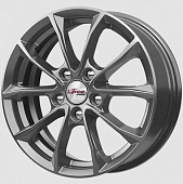 Литой диск iFree Джет 6.5x16 5x114.3 ET 43 Dia 67.1 (черный с полированной лицевой частью)