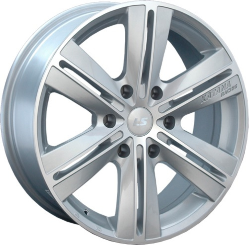 LS Wheels LS211 8x18 6x139.7 ET 20 Dia 106.1 (серебристый полированный)