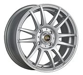 Литой диск X Trike X-129 6.5x16 4x100 ET 48 Dia 60.1 (серебристый темный с полированной лицевой частью)