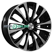 Литой диск RST R 109 7.5x19 6x139.7 ET 25 Dia 106.1 (черный с полированной лицевой частью)
