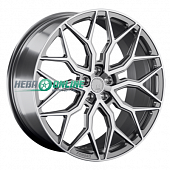 Литой диск LS Forged LS FG13 11.5x23 5x112 ET 43 Dia 66.6 (серебристый матовый с полированной лицевой частью)