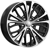 Литой диск iFree Original КС873 7.5x17 5x114.3 ET 46 Dia 67.1 (черный с полированной лицевой частью)
