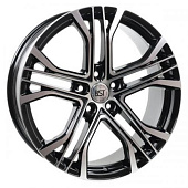 Литой диск RST R 029 8.5x19 5x120 ET 30 Dia 66.1 (черный с полированной лицевой частью)