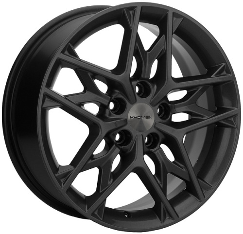 Khomen KHW 1709 7x17 5x114.3 ET 48 Dia 67.1 (черный с полировкой)