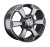 LS Wheels LS187 7.5x18 6x139.7 ET 46 Dia 67.1 (чёрный глянцевый с полированной лицевой частью)