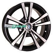 Литой диск Venti 1404 5.5x14 4x98 ET 35 Dia 58.6 (серебристый с полированным ободом)