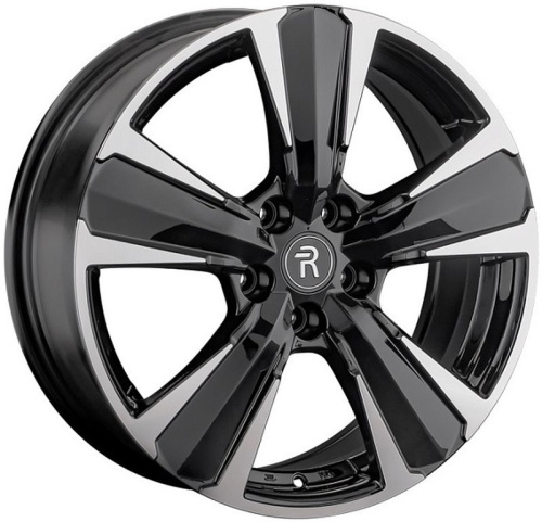 Replay TY353 7x18 5x114.3 ET 35 Dia 60.1 (чёрный глянцевый с полированной лицевой частью)