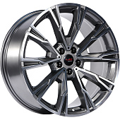 Литой диск LegeArtis Concept B544 9.5x21 5x112 ET 37 Dia 66.6 (серый темный глянцевый полностью полированнный)