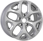 Литой диск KDW KD1637 6.5x16 4x100 ET 50 Dia 60.1 (серебристый полированный)