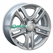 Литой диск LS Wheels LS191 6.5x15 5x100 ET 43 Dia 57.1 (серебристый полированный)